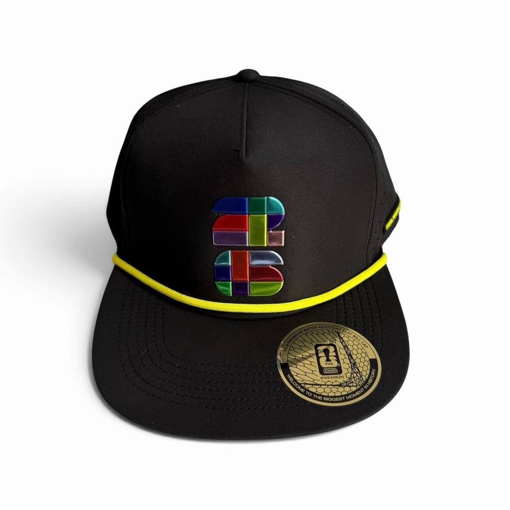 FIFA World Cup 2026 C3-R Black Snapback Hat Cap Neon Yellow NWT Official